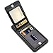LakiBeibi Galaxy S10+ Case - Premium Leather Wallet, Card Holder, Folio Flip, Shockproof Protective - Black