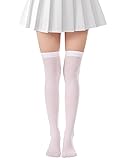 Lastclream Women Costume Thigh High Silk Stockings