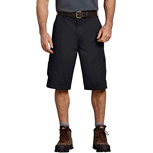 Dickies Men's 13 Inch Loose Fit Twill Cargo Short, Black, 44 Pricepulse