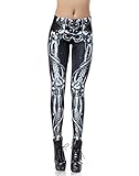 Women's Leggings Graphic Print Tights Fun Digital Design Holiday Elastic Pants
