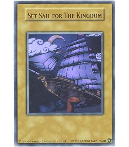 Amazon.com: YU-GI-OH! - Set Sail for The Kingdom - Yugi's Legendary Decks -  1st Edition