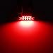 Partsam Red Car LED Lamps 42mm festoon 12SMD Interior Dome Map Lights Bulbs 12V 561 562 578, Pack of 2pcs