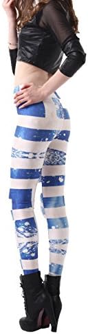 Women's Designed Printed Pattern Running Sexy Stretch Leggings