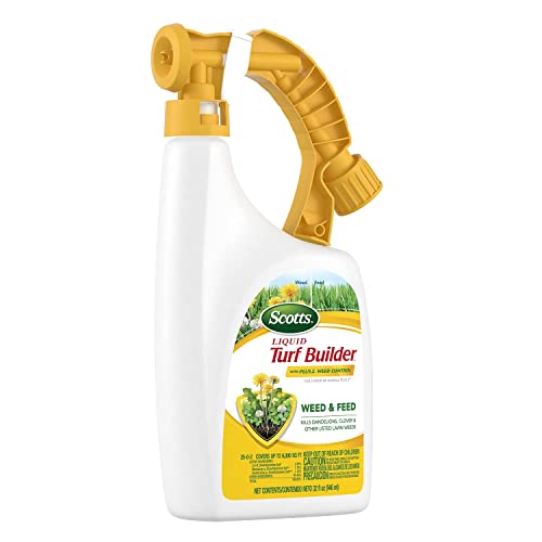 Scotts Liquid Turf Builder with Plus 2 Weed Control, Liquid Weed Killer