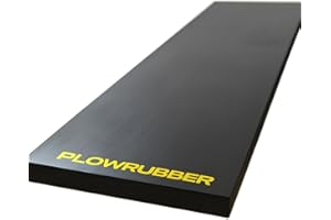 GENERIC UHMW Snow Plow Poly Cutting Edge Industrial Strength 3/4" X Thick X 4" Wide Driveway Safe plow Blade, Poly plow Cutting Edge, Snow Blower Edge, ATV Snow plow Blade (72" Long)