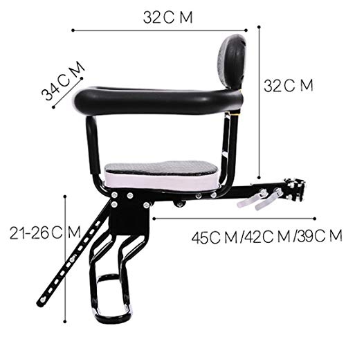 Yamix Bicycle Child Seat, Quick Dismounting Child Bike Seat Kids Bicycle Carrier Baby Seat Child