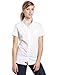 Dickies Girl Juniors Short Sleeve Button Front Poplin Shirt,White,Small