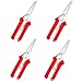 PHAETON 4PCS Pruning Shears, Florist Scissors, Multi-Tasking Garden Snips for Arranging Flowers, Trimming Plants and Harvesting Herbs, Fruits or Vegetables (Garden Scissors with Pointed Ends 4pcs)thumb 3