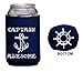 Funny Guy Mugs Captain Awesome Neoprene Can Coolie, Navy