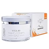 PUNCH Skin Care Organic Night Cream - 1.6 oz Natural Moisturizing Night Time Cream with Co Q10 - Anti Wrinkle, Anti Aging, Repairing, Hydrating for Face, Eyes, Neck Nighttime Cream for Women & Men