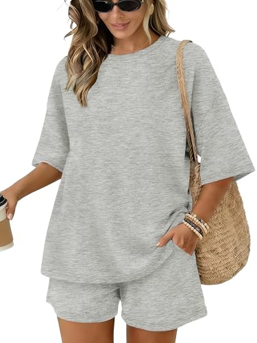Sampeel 2 Piece Outfits Tops and Shorts