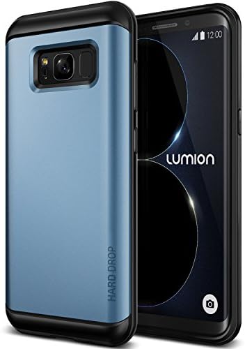Galaxy S8 Plus Case :: Lumion :: Dual Layer Hard Rugged Drop Protection :: Slim Thin Fit :: Heavy Duty Shock Absorption Cover for Galaxy S8 Plus by Lumion (Patriot - Blue Cloud)