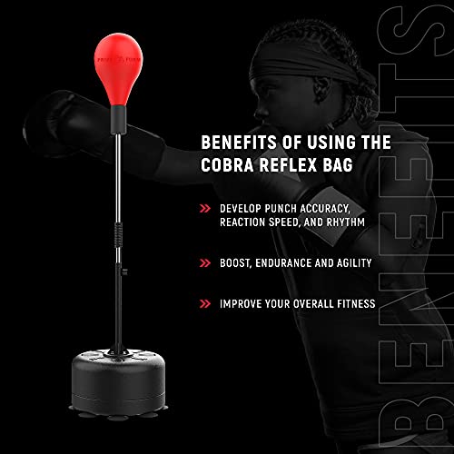 PRIZE FORM Cobra Reflex Bag Boxing, Freestanding Punching Bags for