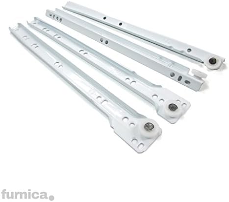 Furnica Roller Drawer Runners Slides 250mm Buy Online In Qatar