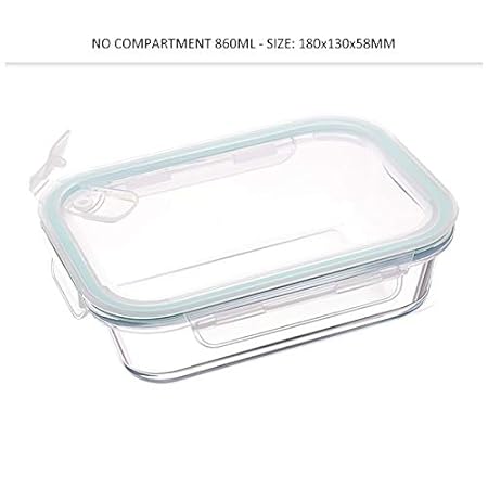 Contenedor de comida preparada - Contenedor de vidrio tapa de ...