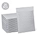 HBlife 25Pcs Bubble Mailers, 6x10 Inches Self Seal Gray Poly Mailers, Padded Envelopes Shipping Bags Packaging for Small Business