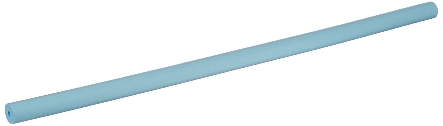 Sammons Preston Cylindrical Foam Padding, Blue, Closed-Cell Foam Layer with 1-3/8" Outside Diameter & 3/8" Bore, Create Customized Built-Up Handle for Utensil, Toothbrush, Independent Living Aid