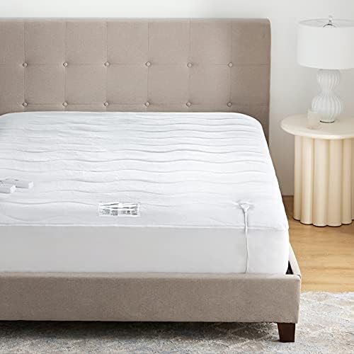 Bedsure Heated Mattress Pad King Quilted Electric King Mattress Pad