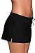 ENLACHIC Womens Board Shorts Tropical Hawaiian Floral Print Beach Swim Trunks with Drawstring