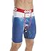 PSD Underwear Men's Premium Boxer, Blue Swim Brief, Large