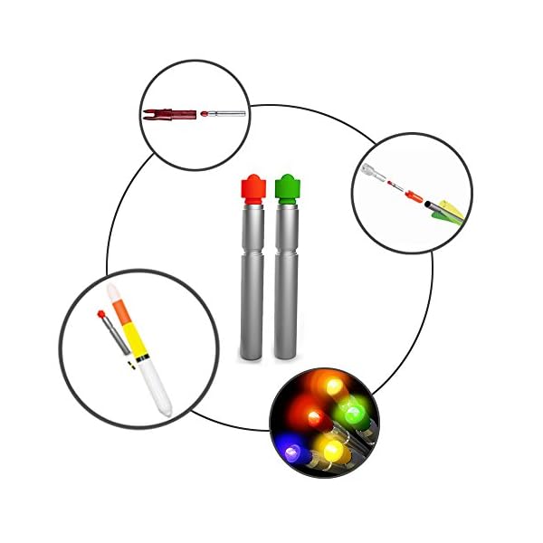OKBUYNOW-LED-Bobber-Light-Replacement-Battery-for-Archery-Nocks-Fishing-12PCS-6PCS-Red6PCS-Green