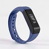 Activity Tracker LESHP I5 Plus Fitness Wristbands Tracker Waterproof Smart Bracelet Bluetooth 4.0 Wireless Activity Wristband for iPhone Android Phone (Blue)