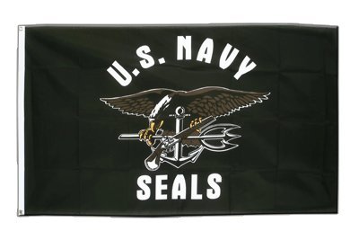 USA US Navy Seals Flagge, amerikanische Fahne 90 x 150 cm, MaxFlags®