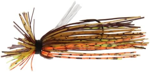 Megastrike Evolution 2 Finesse Jig, Pack of 2 (5/16-Ounce, Brown Head Halloween Skirt)