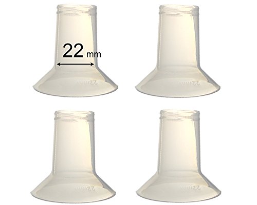 Maymom Breast Pump Reducing Flanges for Ameda Purely Yours Breast Pump, BPA Free, 22 mm - 4 Pack