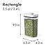 OXO Good Grips 2.5 Qt POP Container – Airtight Food Storage – for Rice and More