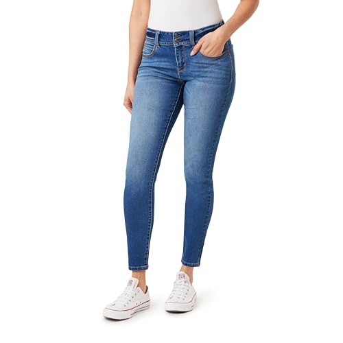 WallFlower Women's Ultra Skinny Mid-Rise Insta Soft Denim Juniors Jeans (Standa…