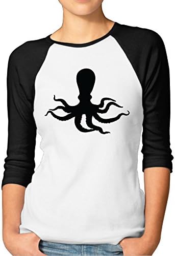 O-Neck VintageÂ tÂ shirts Ctopus Lady Baseball Jersey Fashion