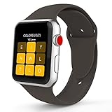 IYOU Sport Band Compatible with Watch Band 38MM 42MM, Soft Silicone Replacement Sport Strap Compatible with 2018 Watch Series 4/3/2/1