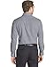 IZOD Men's Twill Regular Fit Solid Button Down Collar Dress Shirt, Slate, 17.5