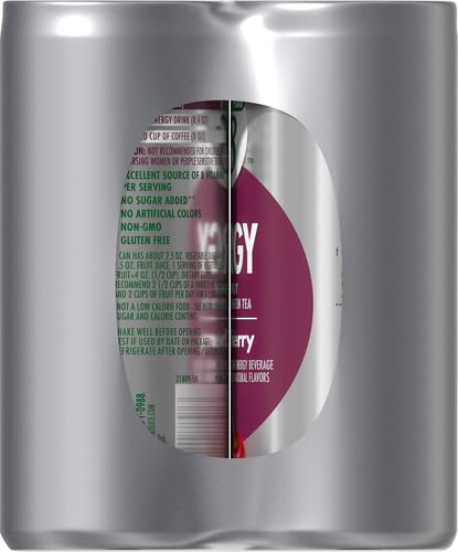 V8 ENERGY BLACK CHERRY ENERGY DRINK, 8 FL OZ CAN (6 PACK)