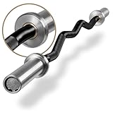 XMark 28mm grip Commercial Hard Chrome Olympic EZ Curl Bar with Medium Knurling, Snap Ring Lock Sytem, Brass Bushings, 400 lb. Wgt. Capacity (Shafts Available in Chrome or Black Manganese Phosphate)