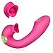 Utimi Clitoral Vibrator Silicone Clitoris Stimulator Rechargeable Dildo Vibrator G Spot Massager with 10 Modes Adult Sex Toys for Women and Couple