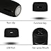 Mini Humidifier with USB Cool Mist Humidifiers for Home Office Baby Bedroom Portable Humidifier with 7 Colors LED Light for Travel Car Humidifier with Auto Shut-Off and Adjustable Mist Modes(Black)