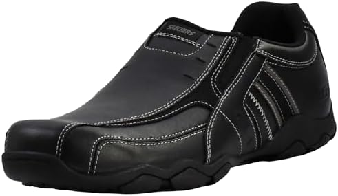 Amazon.com | Skechers Sport Men's Equalizer Popular Demand Slip-On  Loafer,Black Canvas,10.5 M US
