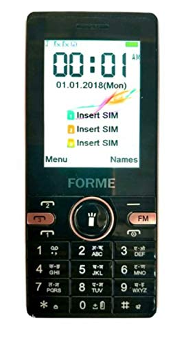 Forme A3 Triple Sim Big Screen KEYPAD Mobile with 2500mah Battery or Magic Voice System