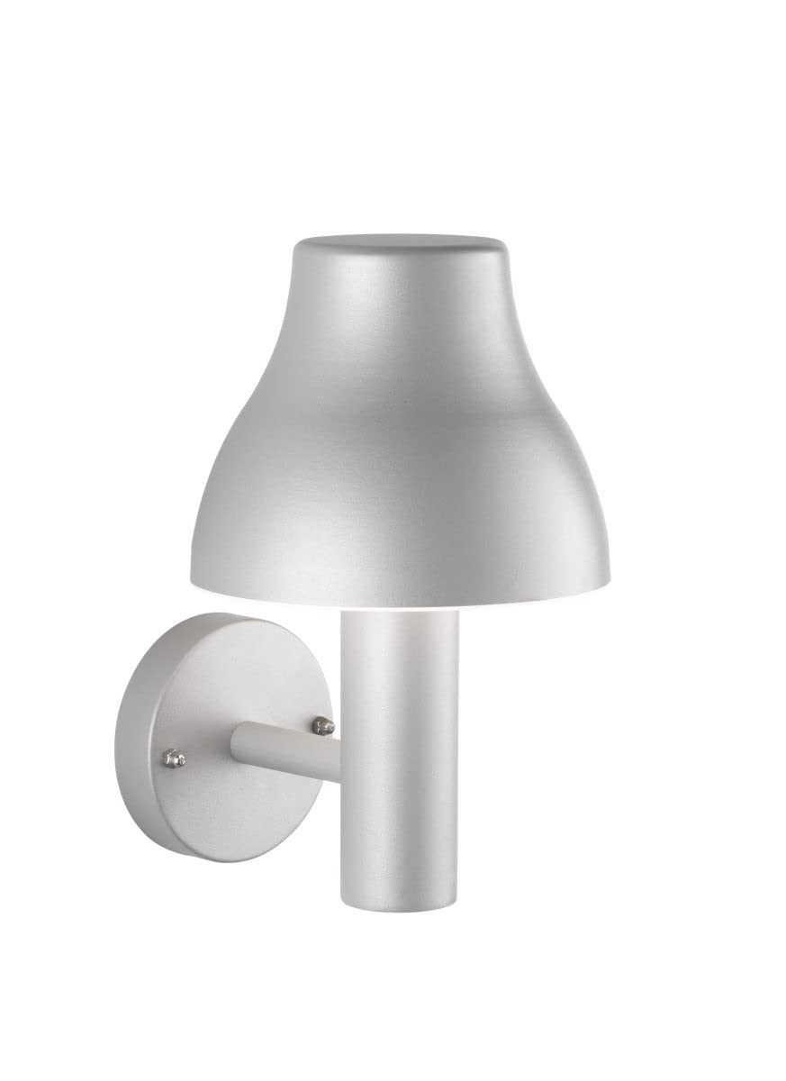 Wofi Outdoor Wall Lights, Integrated, Aluminium, 7 W, 21.4 x 18 x 29 cm, Grey