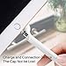 pzoz Compatible with Apple Pencil Case Elastic Protective Silicone Sleeve iPencil Grip Full Skin Cover Holder Pocket Pen Stick Pouch Accessories Kit Compatible for iPad Pro 9.7/10.5/12.9(Clear White)