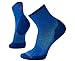 Smartwool PhD Outdoor Light Mid Crew Socks - Men’s Cold Weather Wool Performance Sock Bright Blue L Unisex