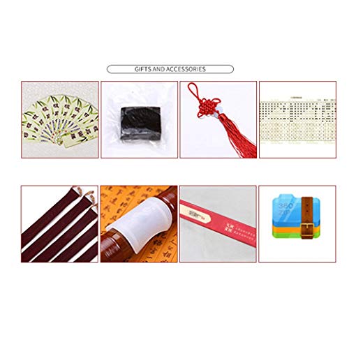 Zyj C D E F G Key Vocal Instrument Refining Professional Playing Bitter Bamboo Flute Beginner Adult Flute (Size : C Tone)