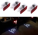 GANKING Car Door LED Light Projector Ghost Shadow Lights Welcome Lamp for Mercedes-Benz E A B C ML Class w212 w166 w176 Series(4 Pack)