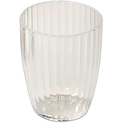 clear acrylic trash can