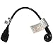 FIRMERST 1875W Low Profile Flat Plug 2Ft Extension Cord 14AWG 15A Black