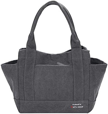 [MT’s SHOP] トートバッグ レディース キャンバス 大容量 可愛い 無地 A4 マザーズ サイドポケット SH326