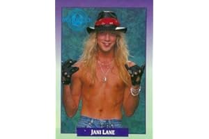 AUTOGRAPH WAREHOUSE Jani Lane trading Card (Warrant) 1991 Brockum Rockcards #173