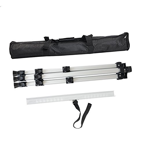 T-Sign 72'' Tall Display Easel Stand, Aluminum Metal Tripod Art Easel Adjustable Height from 22-72”, Extra Sturdy for Table-Top/Floor Painting, Drawing and Display with Bag, Sliver
